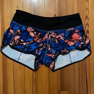 lululemon speed shorts
